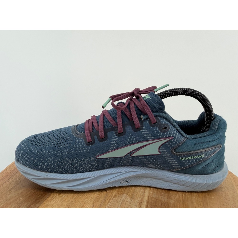 Altra Escalante 4 Smartwool Blue Burgundy Running Shoes AL0A82CT445 Womens 8.5 - Picture 9 of 12